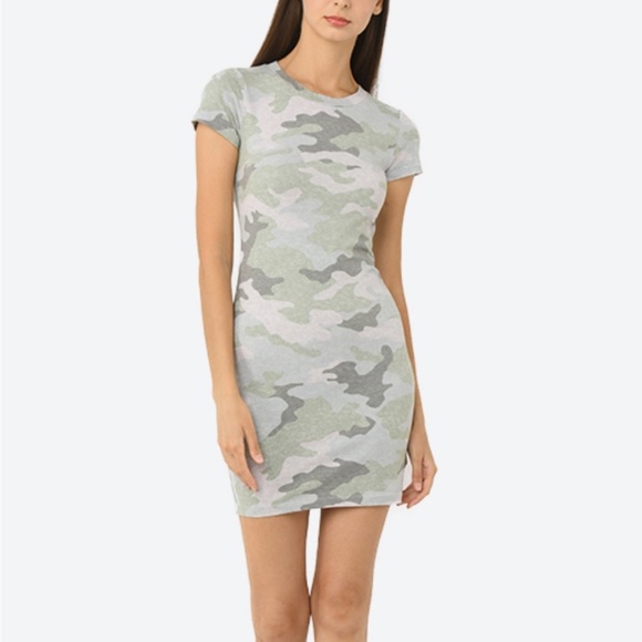 Aeropostale Dresses & Skirts - NWT Camoflage Printed Round Neck Mini Dress